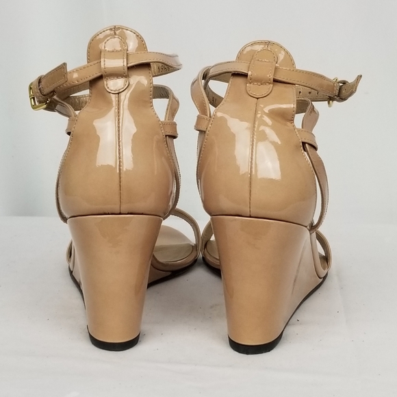 Stuart Weitzman Strappy Sandals Wedge size 8.5 M - Picture 5 of 10